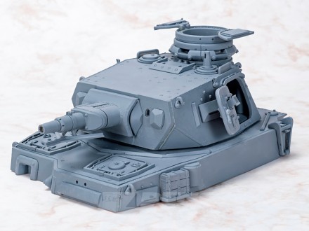 ▲「IV号戦車ベース（仮）」。1／16スケールカラーレジンキット。価格未定、2015年発売予定。