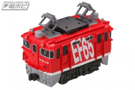 ▲EF65 電気機関車（スーパーエクスプレスレインボー）