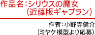 作品名：シリウスの魔女（近藤版ギャプラン）　作者：小野寺健介（ミヤケ模型より応募）