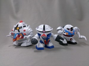 ▲GFT限定商品「BB戦士 ゴッグ＆アッガイ＆ゾック Ver.GFT トリコロール」　1,500円（税込）