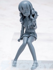 ▲キャラグミン「武部沙織」。1／16スケールカラーレジンキット、価格：3,000円（税抜）。