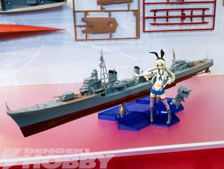 ▲マックスファクトリー「駆逐艦×艦娘雪風」。1／350＋1／20スケールプラスチックキット。今夏発売予定、価格：8,424円（税込）。