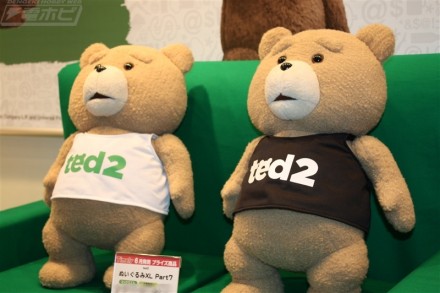 ▲「ted2 ぬいぐるみXL Part７」は６月登場予定。