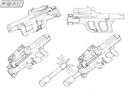 ▲M90マシンガン設定画。