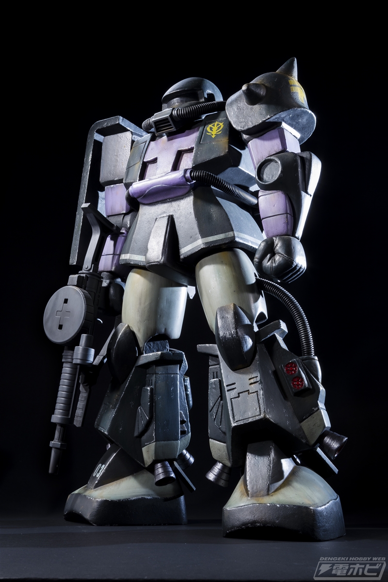 ガンプラ作例】「メガリミテッド 1/30 バブルキャストモデル ザクII 三連星使用機」はこうして作られた＜GHL on WEB＞ | 電撃ホビーウェブ