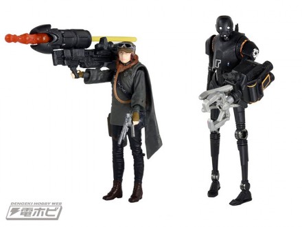 スター・ウォーズ　ベーシックフィギュア 「ジン・アーソ」「K-2SO」 (c) & TM Lucasfilm Ltd. (R)and/or TM &(c) 2016 HASBRO.