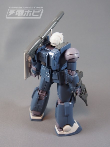 ▲HG 1/144 ガンキャノン最初期型(鉄騎兵中隊機)の完成です。肉感的かつ中学生体系という、ガンキャノンを完璧にとらえたプロポーションです。