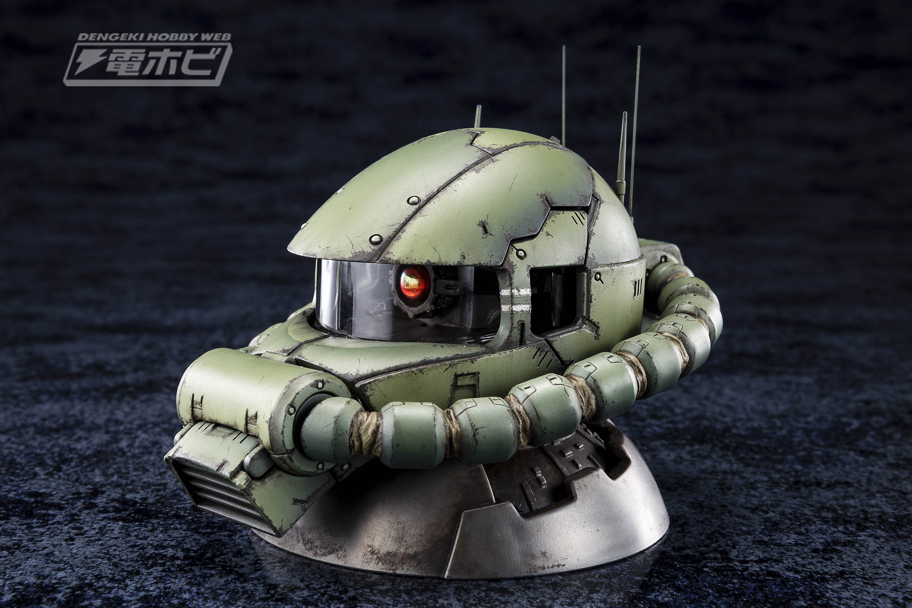 話題のガシャポン「機動戦士ガンダム EXCEED MODEL ZAKU HEAD」にちょっと手を加えてさらにカッコよくしてみた!! | 電撃ホビーウェブ