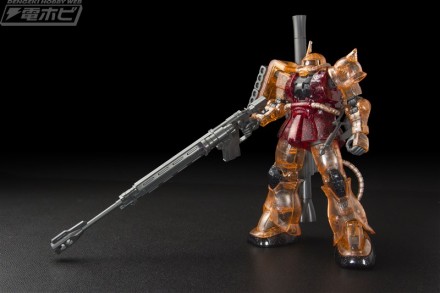 ▲そして「HG 1/144 シャア専用ザクⅡ 劇場限定 リミテッドクリアVer.」。 こちらも税込み価格2,000円(税8％込)となっています。