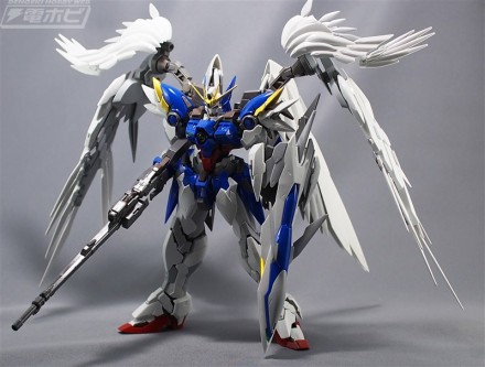 ▲すべてのパーツを合わせれば、ハイレゾリューションモデル 1/100 ウイングガンダムゼロ EWの完成です！