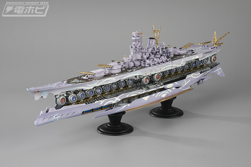 劇場版 蒼き鋼のアルペジオ -アルス・ノヴァ-』超戦艦ヤマト＆ムサシプラモデル改造キットが登場！ | 電撃ホビーウェブ