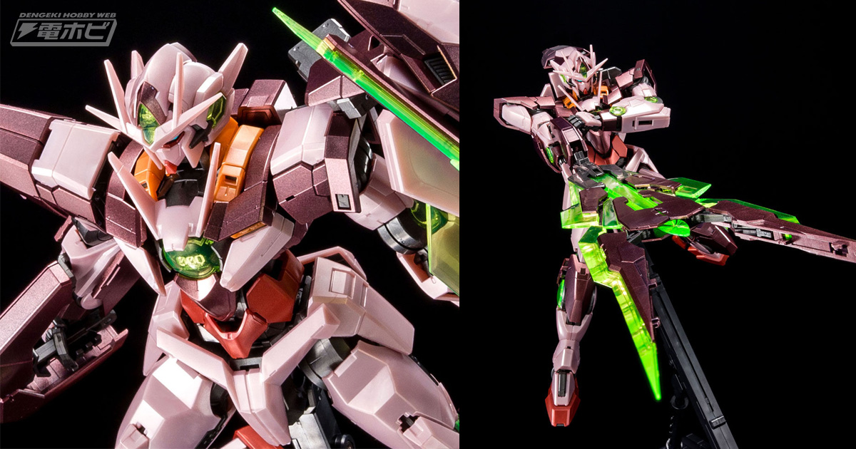 劇場版 機動戦士ガンダム00 -A wakening of the Trailblazer-』トランザムを発動したイメージのダブルオークアンタが MGガンプラ化！ | 電撃ホビーウェブ