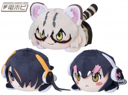 けものフレンズ　寝そべりぬいぐるみ“コウテイペンギン&フンボルトペンギン&マーゲイ”