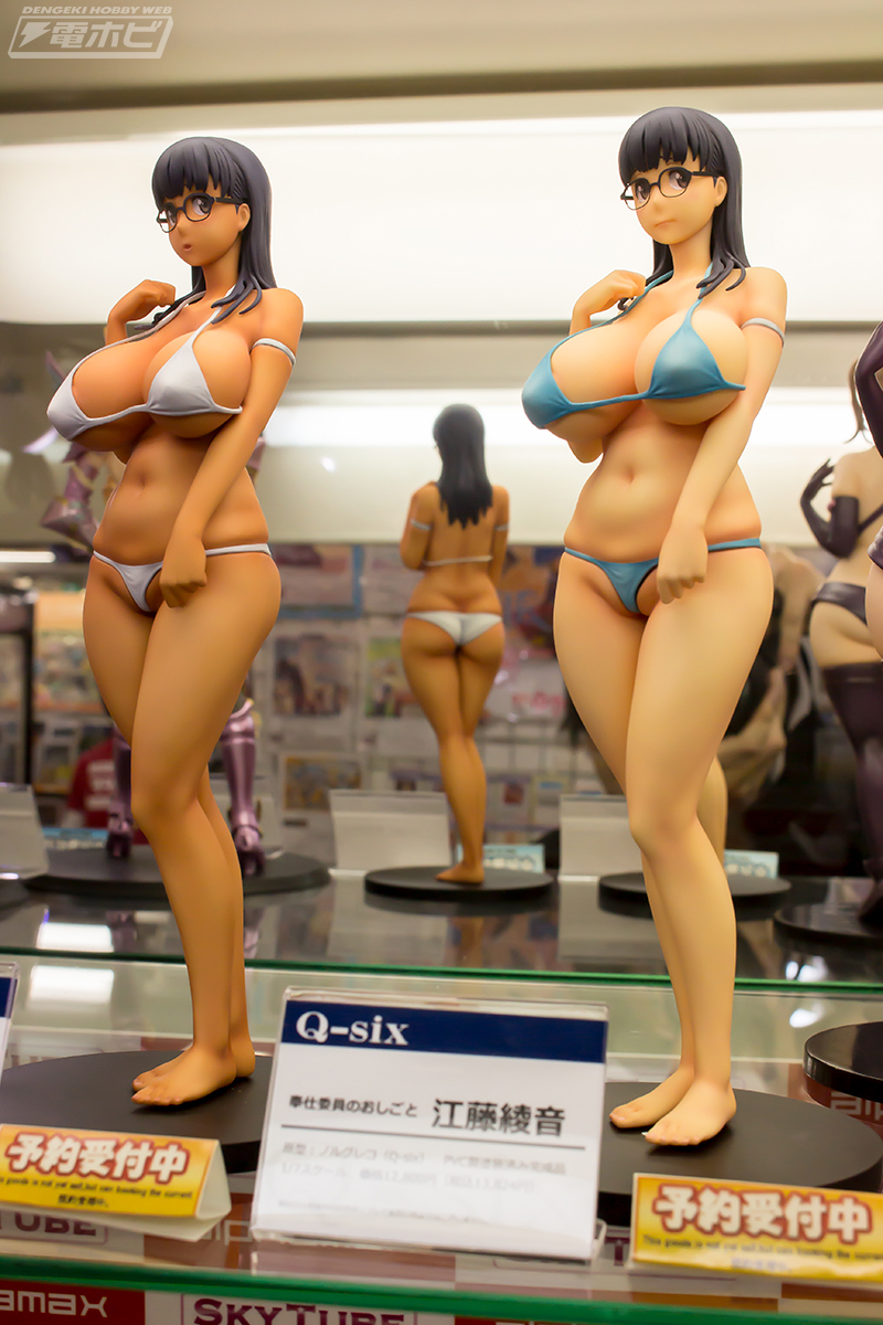 ビキニの爆乳美女に釘付け!!「Anmi AVIAN ROMANCE カモメ」『奉仕委員のおしごと』などのセクシーなフィギュアが秋葉原で展示！ |  電撃ホビーウェブ