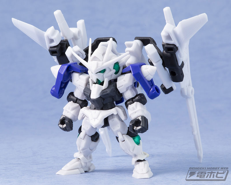 機動戦士ガンダム モビルスーツ アンサンブル」EX06Bは「00ガンダム&ザンライザーセット」！3ユニットから構成される山盛りの強化プランを重装で楽しむ！  | 電撃ホビーウェブ