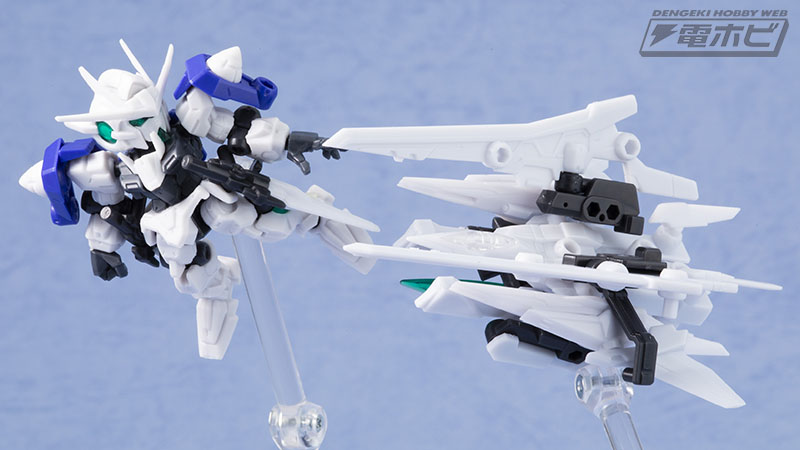 機動戦士ガンダム モビルスーツ アンサンブル」EX06Bは「00ガンダム&ザンライザーセット」！3ユニットから構成される山盛りの強化プランを重装で楽しむ！  | 電撃ホビーウェブ