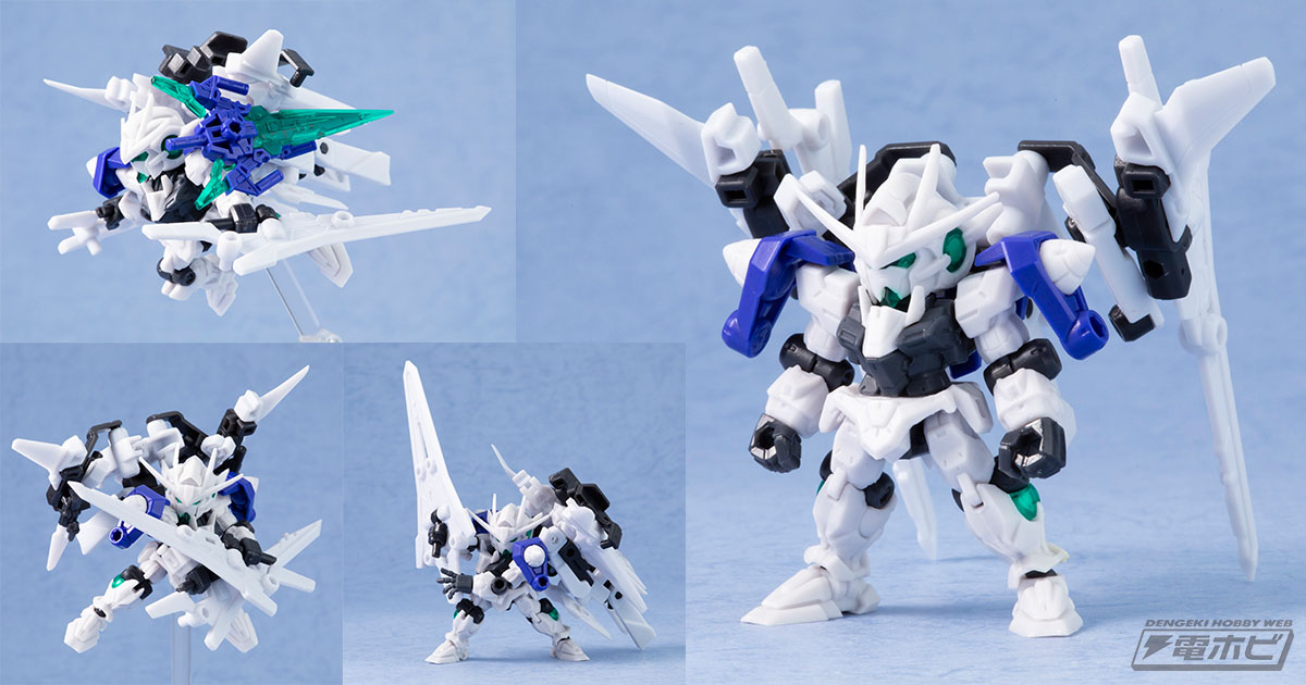 機動戦士ガンダム モビルスーツ アンサンブル」EX06Bは「00ガンダム&ザンライザーセット」！3ユニットから構成される山盛りの強化プランを重装で楽しむ！  | 電撃ホビーウェブ