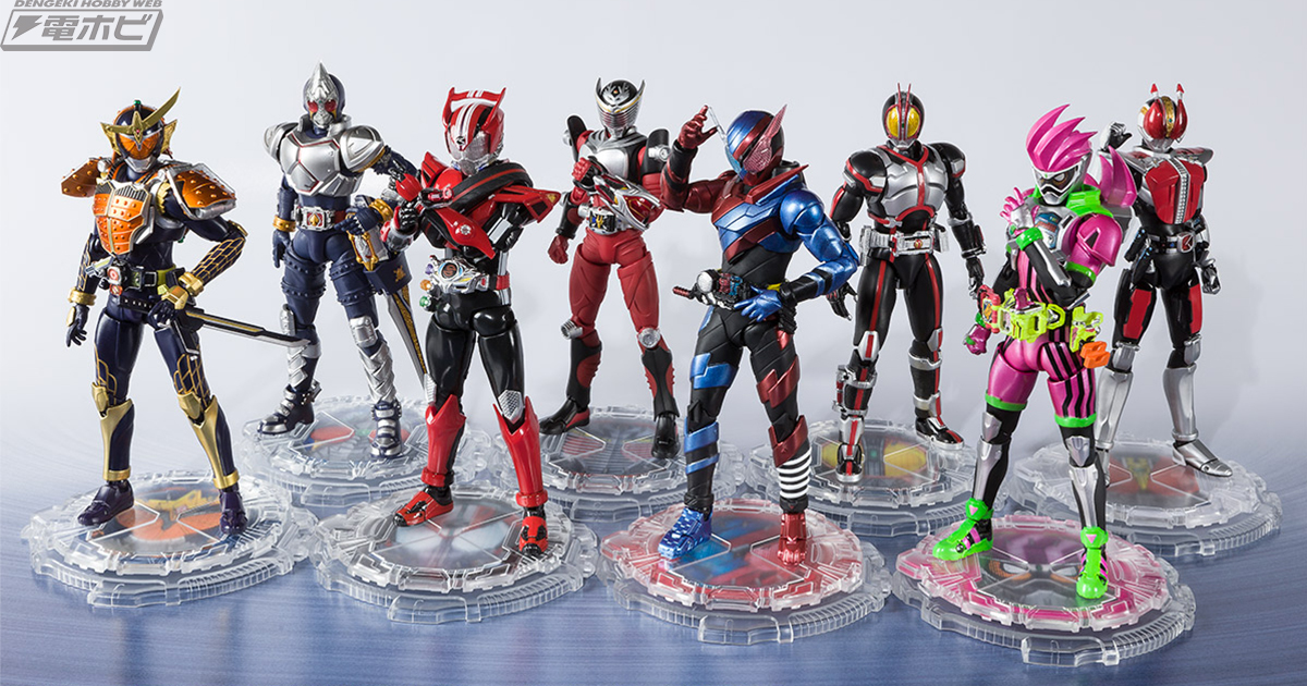 平成仮面ライダー20作品記念「S.H.Figuarts HEISEI RIDER RISING PROJECT」第1弾が発表！エグゼイドや龍騎など8 ライダーが発売決定！ | 電撃ホビーウェブ