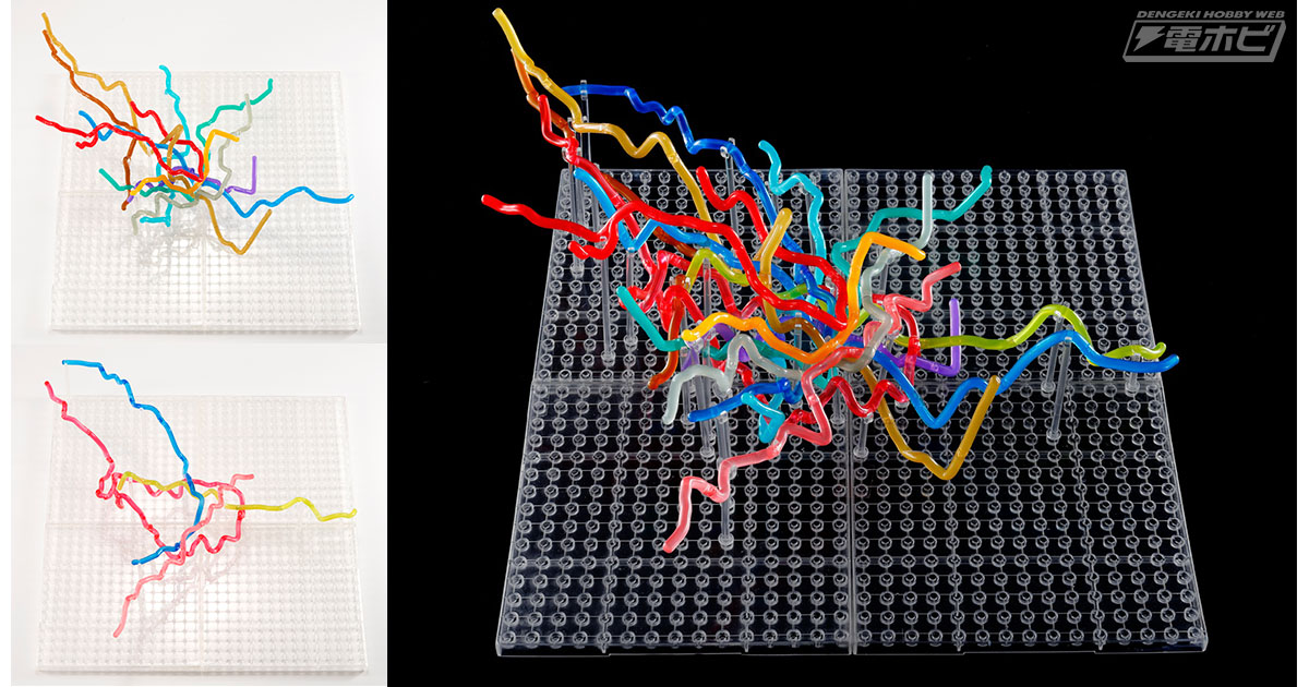 東京地下鉄立体路線図 フルコンプリートセット」予約受付開始！高低差まで再現した組み立てモデルの完全版！ | 電撃ホビーウェブ