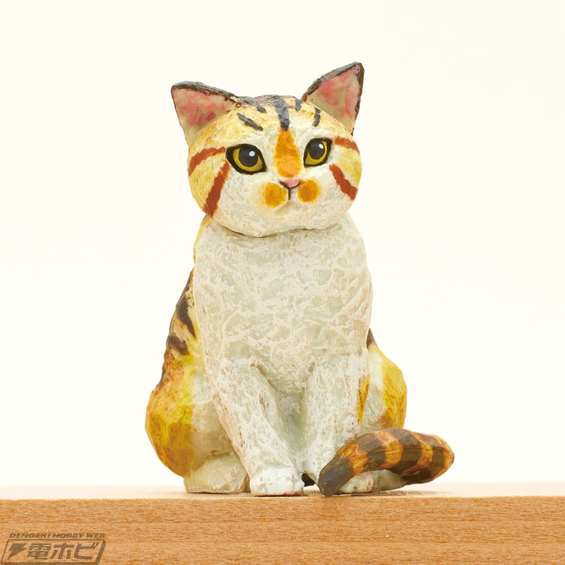 温もりを感じる「猫の彫刻」をフィギュア化！木彫り彫刻家はしもとみおさんの作品がカプセルトイなどで登場 | 電撃ホビーウェブ