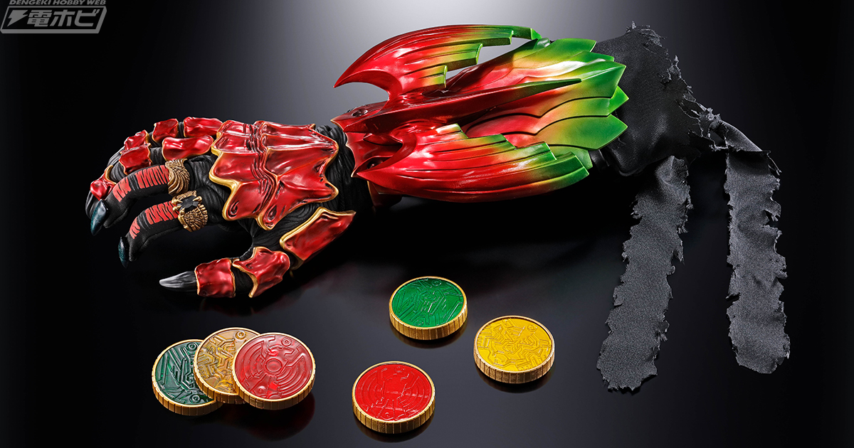 あなたの右腕がアンクに！『仮面ライダーオーズ/OOO』TAMASHII Lab アンクが予約受付中！三浦涼介さんによる新規音声を70種以上収録！ |  電撃ホビーウェブ