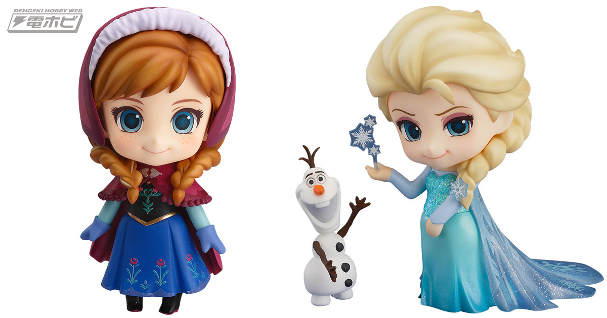 映画『アナと雪の女王』アナ＆エルサのフィギュア「ねんどろいど」が再販！付属のオラフにも注目！Amazonで予約受付中 | 電撃ホビーウェブ