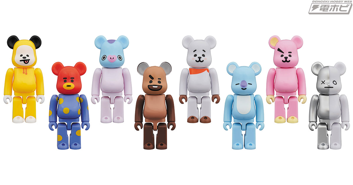 BTSメンバーがデザインした「BT21」キャラクターたちがBE＠RBRICKになってかわいく集合!! | 電撃ホビーウェブ