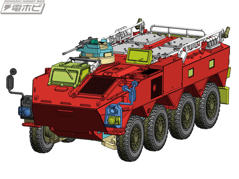 陸上自衛隊普通科隊員の頼れる相棒「96式装輪装甲車」がキット化！隊員フィギュア6体付属!! | 電撃ホビーウェブ