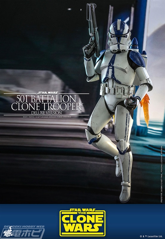 スター・ウォーズ：クローン・ウォーズ』第501大隊のクローン・トルーパーが立体化！ヘルメットや武器が追加付属する豪華版がトイサピエンス限定で登場!!  | 電撃ホビーウェブ