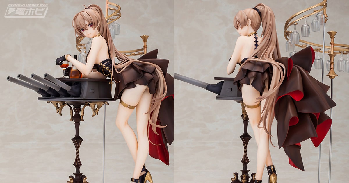 スラリと伸びる美脚が眩しい！『アズールレーン』ジャン・バールが大胆なドレス姿でフィギュア化！あみあみで予約受付中 | 電撃ホビーウェブ