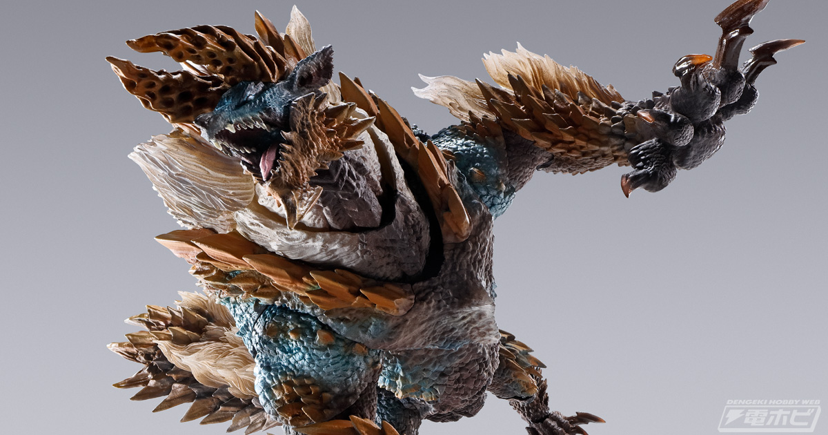 モンスターハンター』雷狼竜ジンオウガがアクションフィギュア「S.H.MonsterArts」に出現！特徴的な鋭いかぎ爪や発達した強靭な四肢を徹底再現！  | 電撃ホビーウェブ