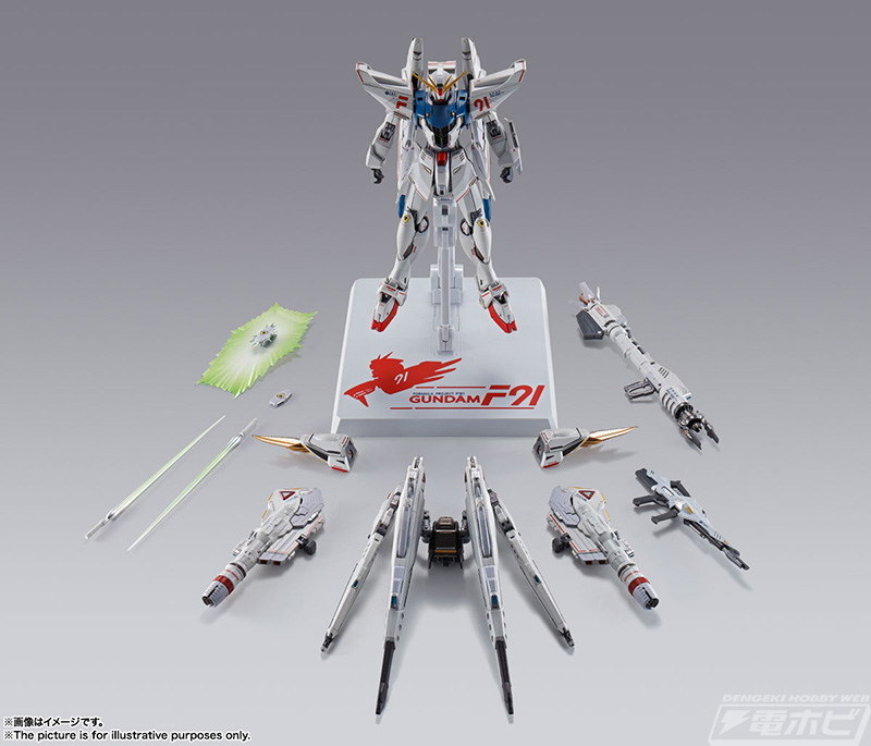 オリジナルギミック搭載のパワードウェポン＆ツインヴェスバーが付属！フィギュア「METAL BUILD ガンダムF91 CHRONICLE WHITE  Ver.」いよいよ出撃！ | 電撃ホビーウェブ