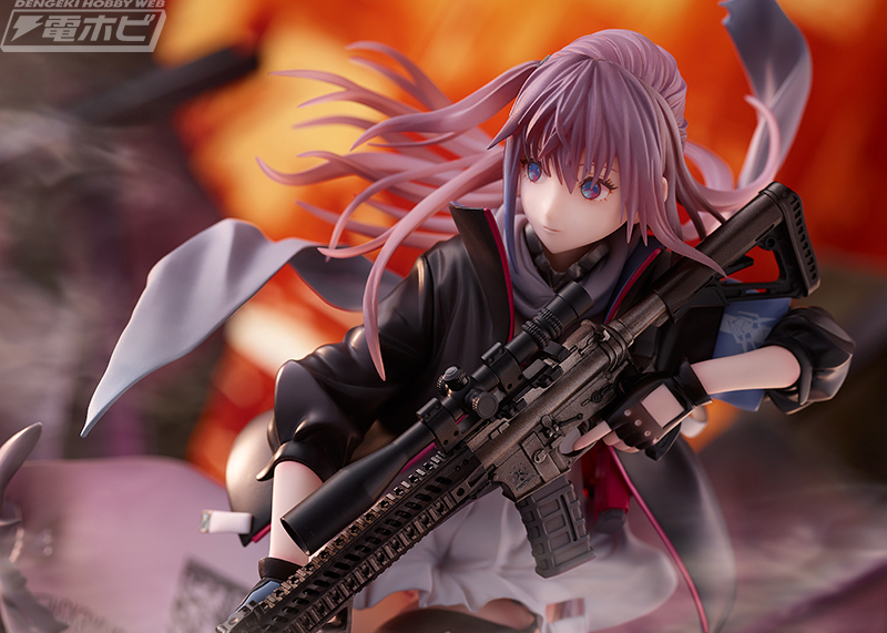 クールな表情で戦地に赴く姿を再現！『ドールズフロントライン』ST AR-15が描き下ろしイラストをモチーフにフィギュア化！ | 電撃ホビーウェブ