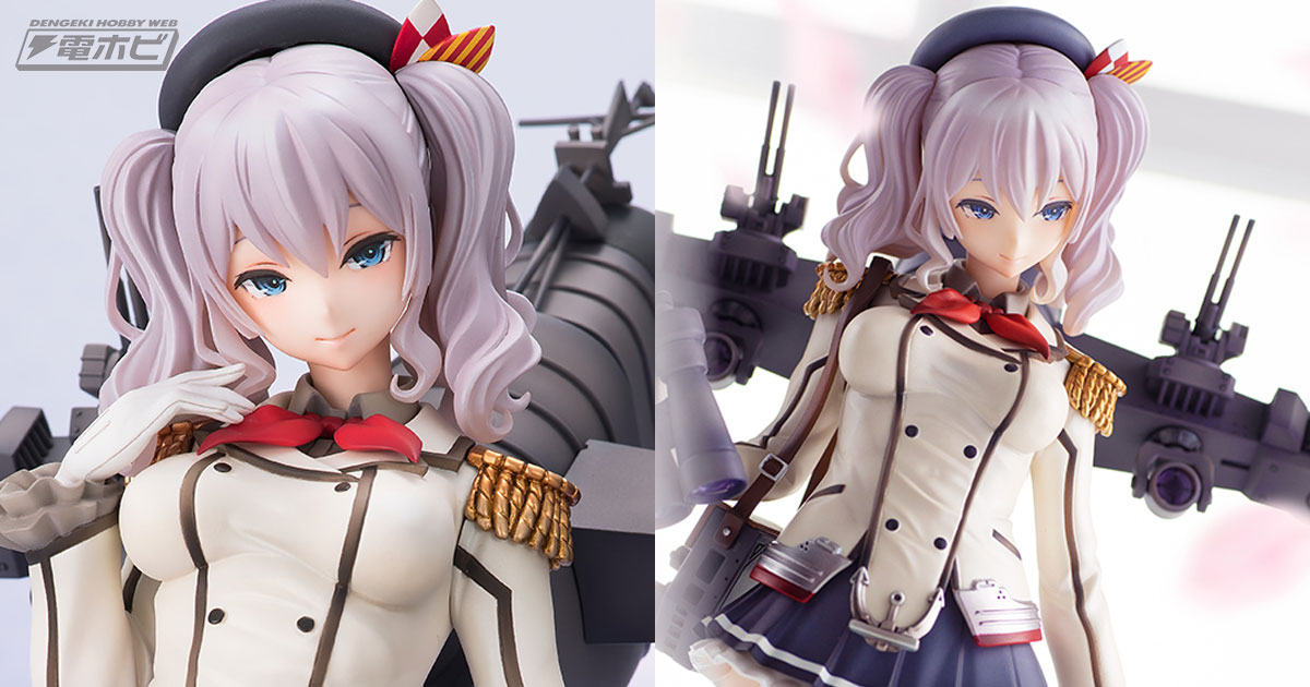 可憐な微笑みや魅惑のボディがたまらない！AMAKUNI『艦これ』鹿島のフィギュアが再販！艤装を外した姿も再現可能＆8周年イラストのワッペン付き限定版も!!  | 電撃ホビーウェブ