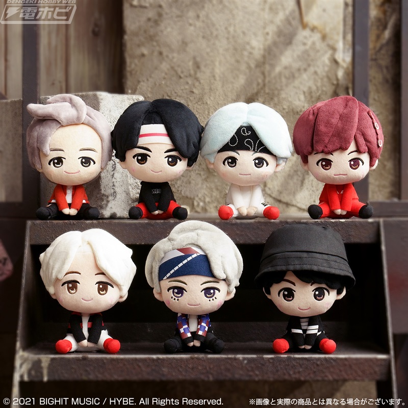 BTSキャラクター『TinyTAN』の一番くじがファミリーマート限定で登場！楽曲『MIC Drop』衣裳がモチーフのぬいぐるみやポーチ、グラスなど多彩なアイテムがラインナップ  | 電撃ホビーウェブ