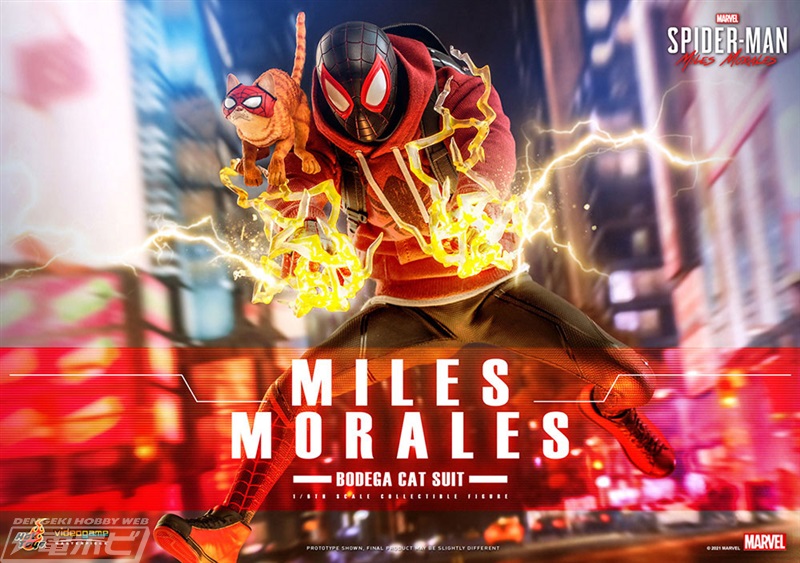 スパイダーキャットと共に戦うスパイダーマン！『Marvel's Spider-Man: Miles Morales』売店の看板猫スーツ版可動フィギュアが登場!!  | 電撃ホビーウェブ