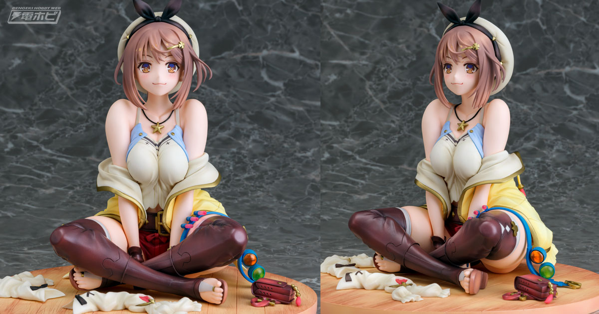 ライザのアトリエ』ライザが上着を着崩しリラックスした姿でフィギュア化！得意げな表情も可愛い！ | 電撃ホビーウェブ