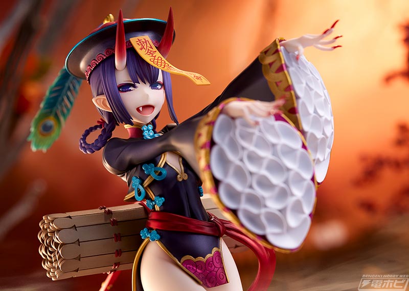 Fate/Grand Order』酒呑童子が大胆キョンシーコスな英霊祭装姿でフィギュア化！イタズラっぽい笑顔や魅惑の生脚にドキドキ！ |  電撃ホビーウェブ