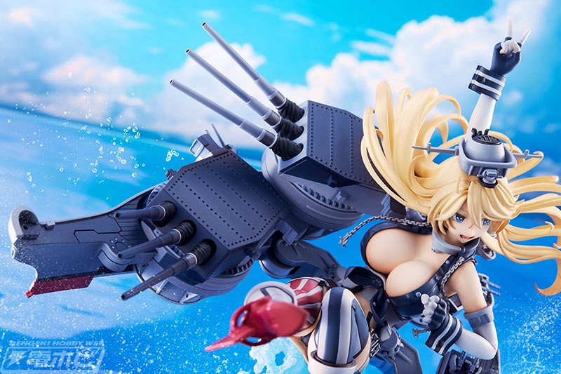 艦これ』アイオワが躍動感あふれるポージングでフィギュア化！大型の重兵装は実艦のディテールを緻密に再現！ | 電撃ホビーウェブ