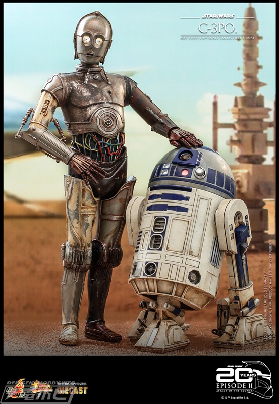 スター・ウォーズ エピソード2／クローンの攻撃』20周年記念！C-3POやR2-D2たちの可動フィギュア5種がホットトイズより登場!! |  電撃ホビーウェブ