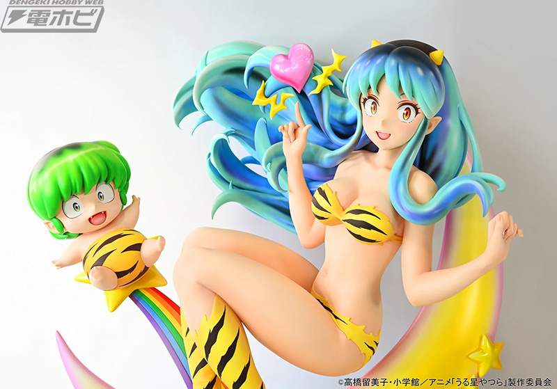 お値段580万円！『うる星やつら』ラム＆テンの等身大フィギュアが1体限定で抽選販売！描き下ろしイラストをもとに忠実に再現 | 電撃ホビーウェブ