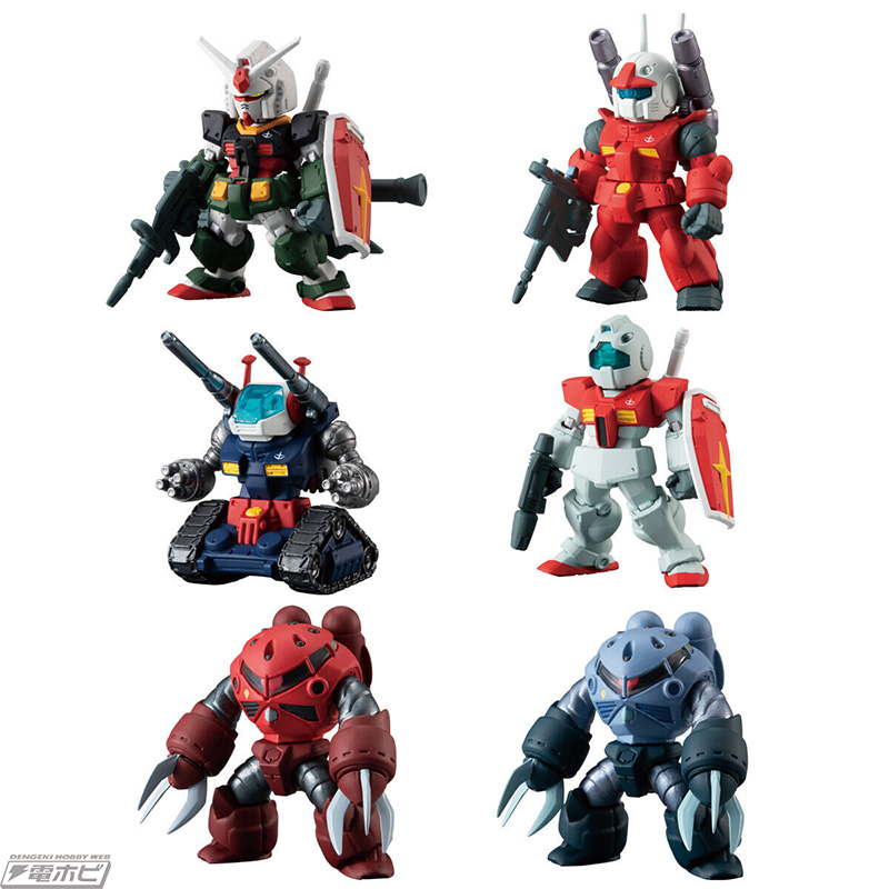 ガンダムやガンキャノン、ジム、シャア専用ズゴックなどを収録！食玩フィギュア「FW GUNDAM CONVERGE ♯OPERATION  JABURO」が登場！ | 電撃ホビーウェブ