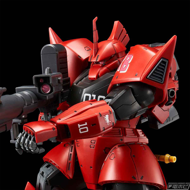 ガンプラ「MG ジョニー・ライデン専用ゲルググ」が2次受注！「真紅の稲妻」と呼ばれる所以となったカラーリングを成形色で忠実に再現！ | 電撃ホビーウェブ