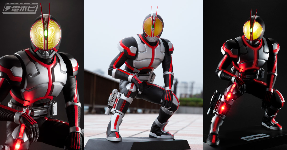 ファイズの特徴でもあるLED発光ギミックも搭載！『仮面ライダー555』仮面ライダーファイズの「Ultimate Article」フィギュアが再販！ |  電撃ホビーウェブ