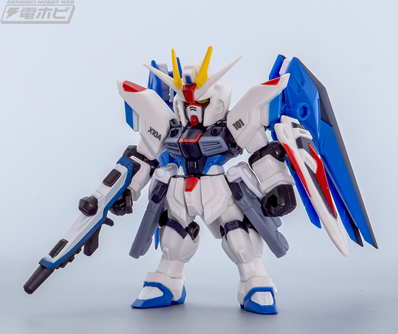 人気ガシャポンブランド「機動戦士ガンダム モビルスーツアンサンブル」の重要なマイルストーン！ 再販締め切り間近の「EX14A  フリーダムガンダム」「EX14B ミーティア」の魅力に改めて迫る サンプルレビューをお届け！ | 電撃ホビーウェブ