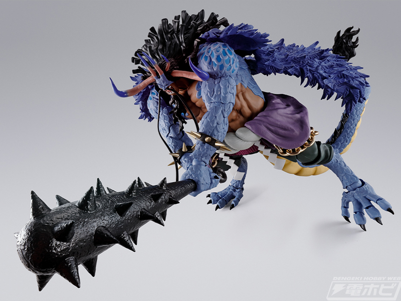 ワンピース』百獣のカイドウ（人獣型）が全高約245ミリの大ボリュームでアクションフィギュア化！「超激戦-EXTRA BATTLE-」のカイドウも再販！  | 電撃ホビーウェブ