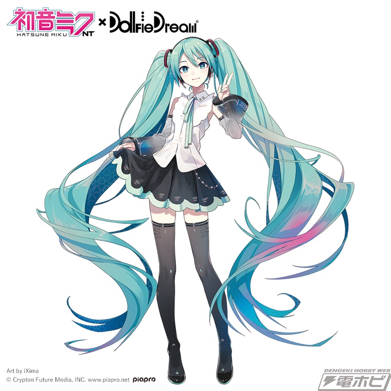 次世代の初音ミク「初音ミクNT」がボークスの「ドルフィードリーム」よりドール化決定！イラストはiXima氏による描きおろし!! | 電撃ホビーウェブ