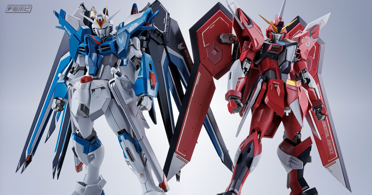 機動戦士ガンダムSEED FREEDOM』ライジングフリーダムガンダムとイモータルジャスティスガンダムがMETAL ROBOT魂でフィギュア化！MA形態に変形！  | 電撃ホビーウェブ