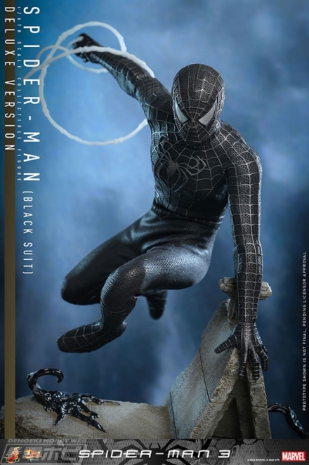 スパイダーマン3』ブラックスーツのスパイダーマンをホットトイズが1/6スケールで可動フィギュア化！ジオラマ台座などが付属するデラックス版もラインナップ！  | 電撃ホビーウェブ