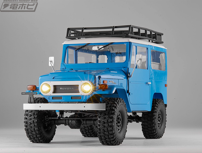 クロスカントリーの名車「ランクル40」が走り出す！1/10スケールの完成品RCカーモデルがブルーとイエローの2色展開で登場!! | 電撃ホビーウェブ